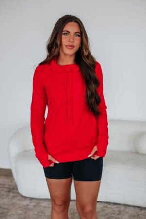 Alice Active Hoodie - Cherry