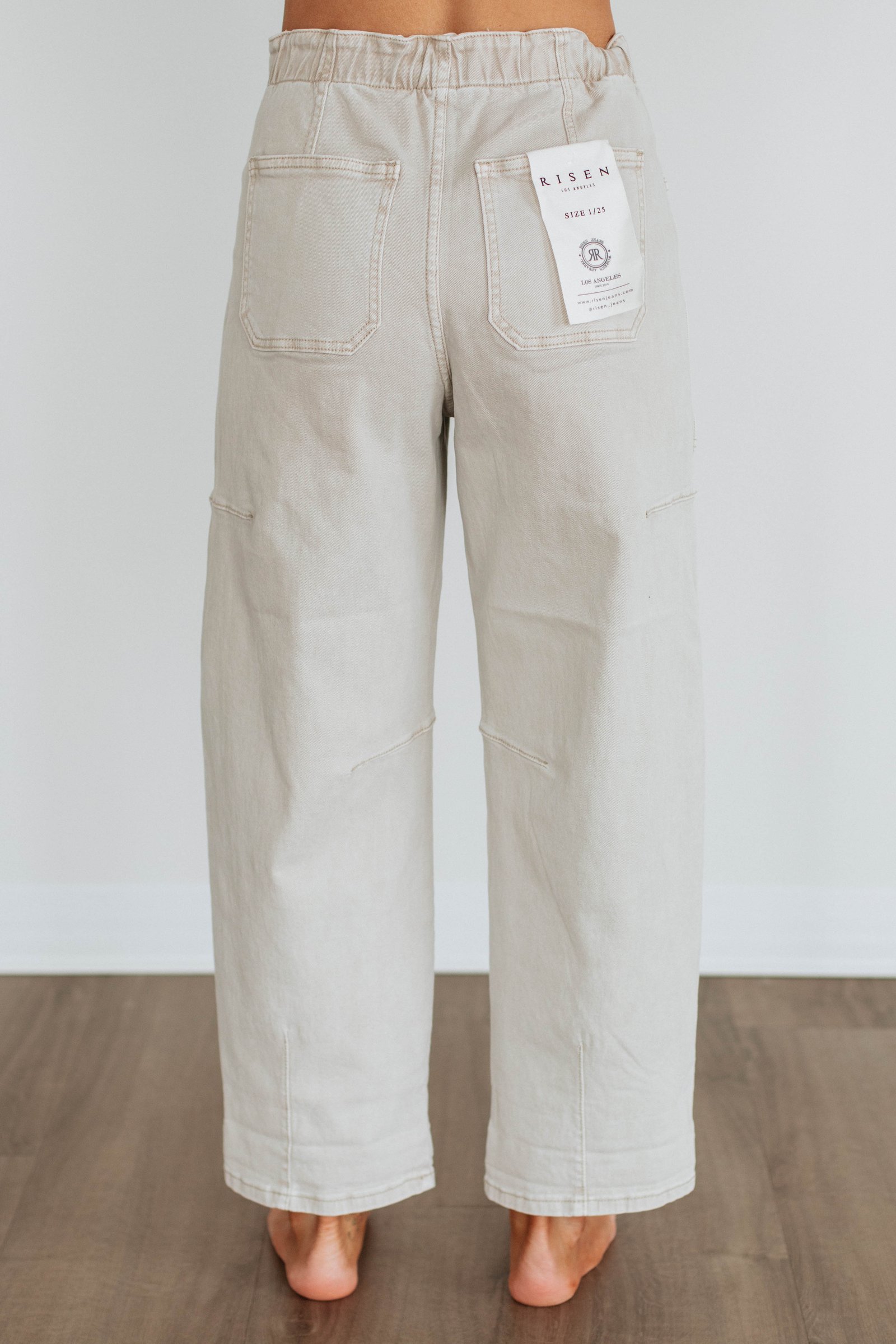 Kodi Risen Cargo Jeans - Almond - Image 4