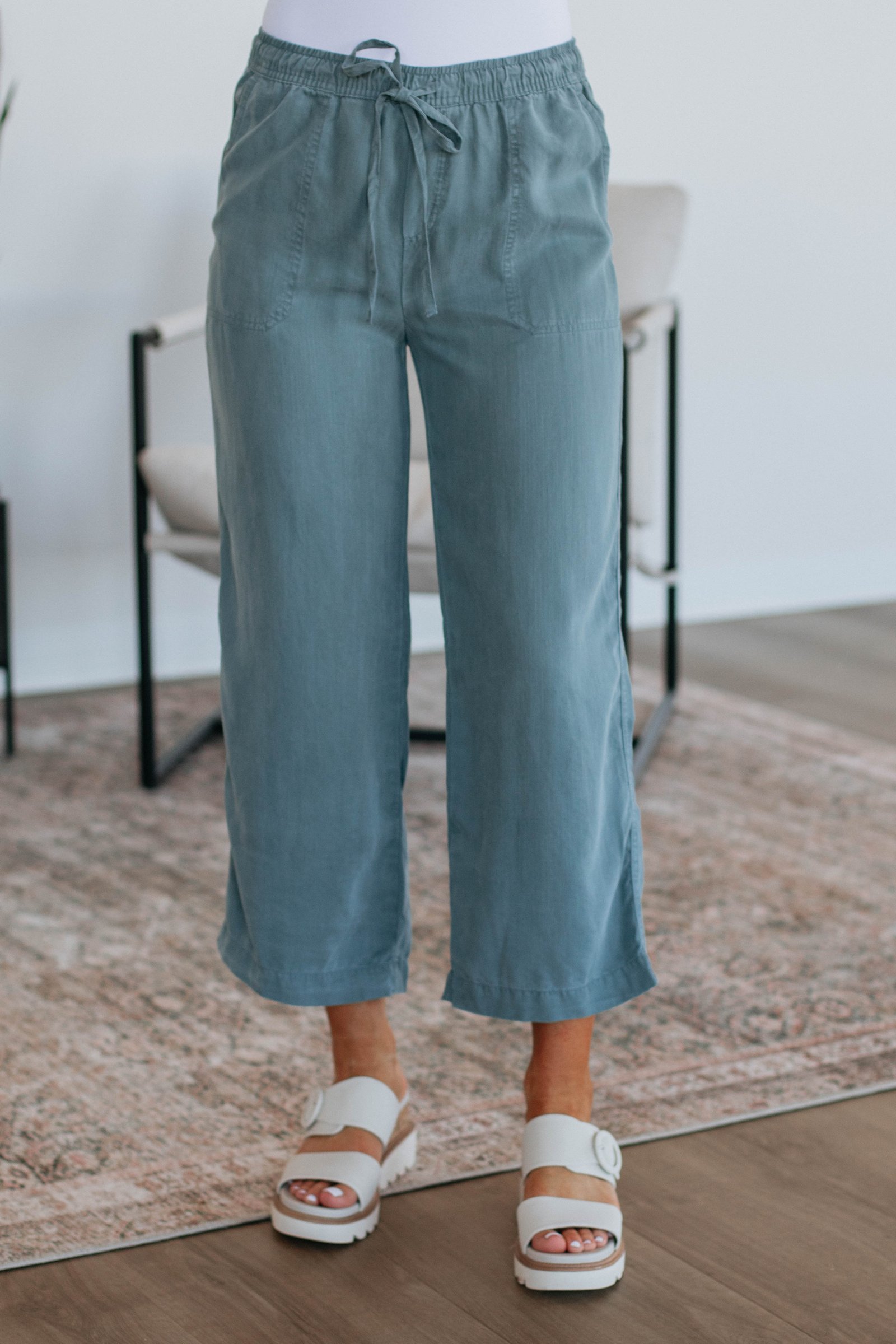 Duncan Casual Pants - Vintage Blue - Image 2