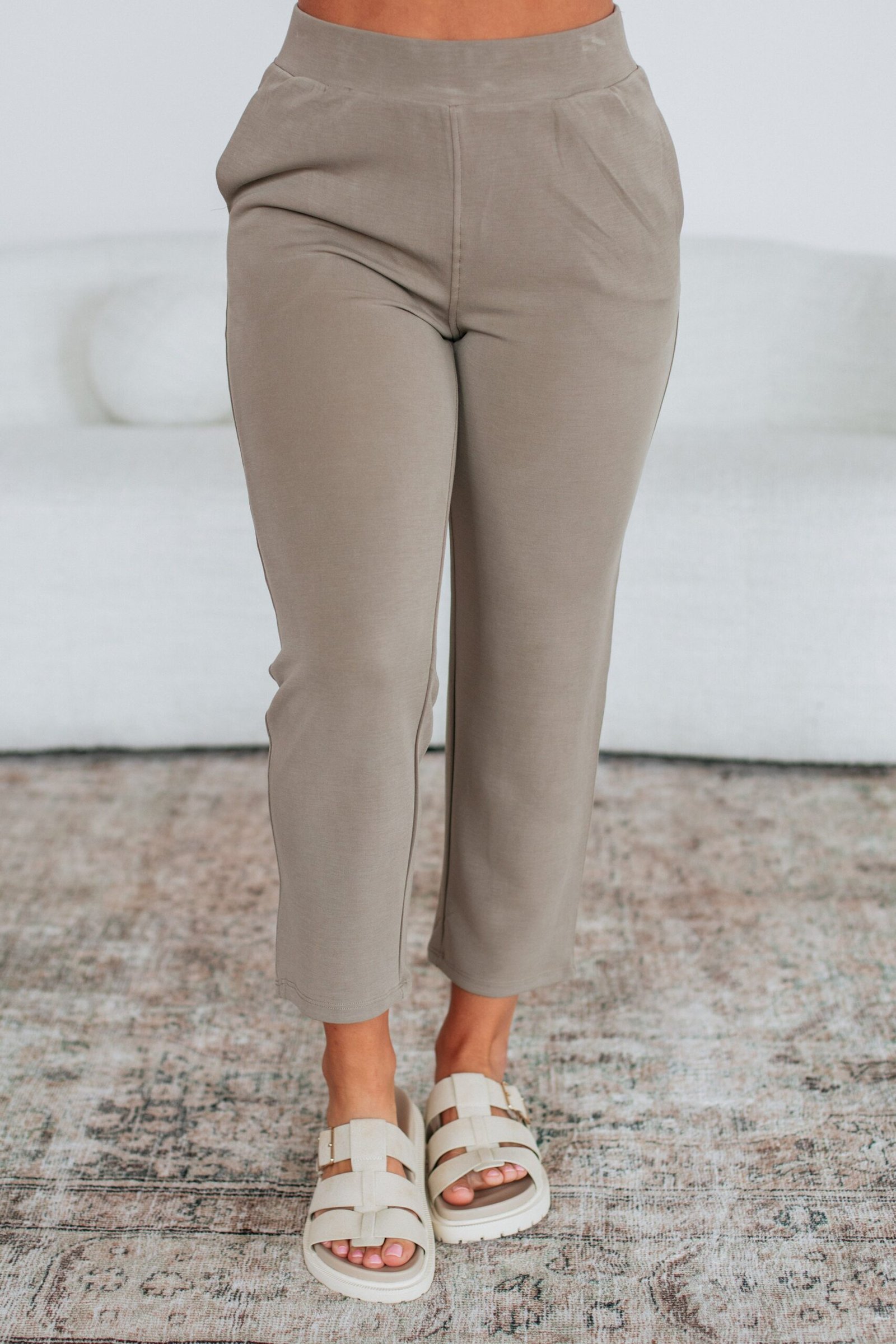 Sylvia Lounge Pants - Mushroom - Image 6